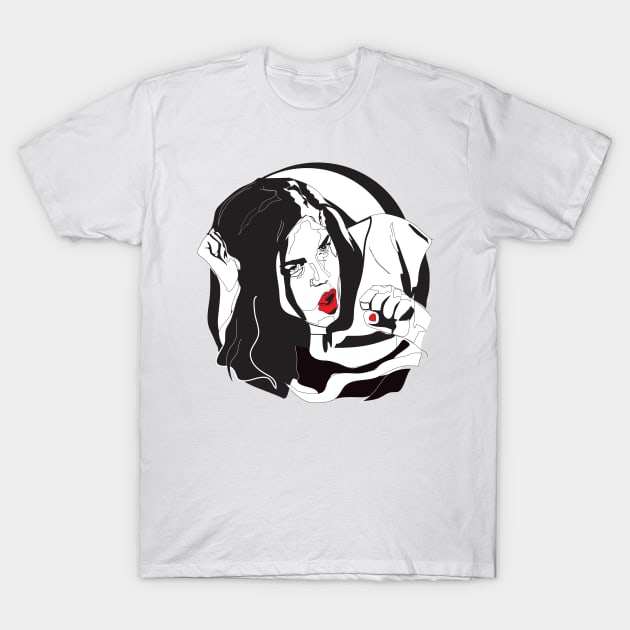 Selma Blair BJ T-Shirt by LizzyM